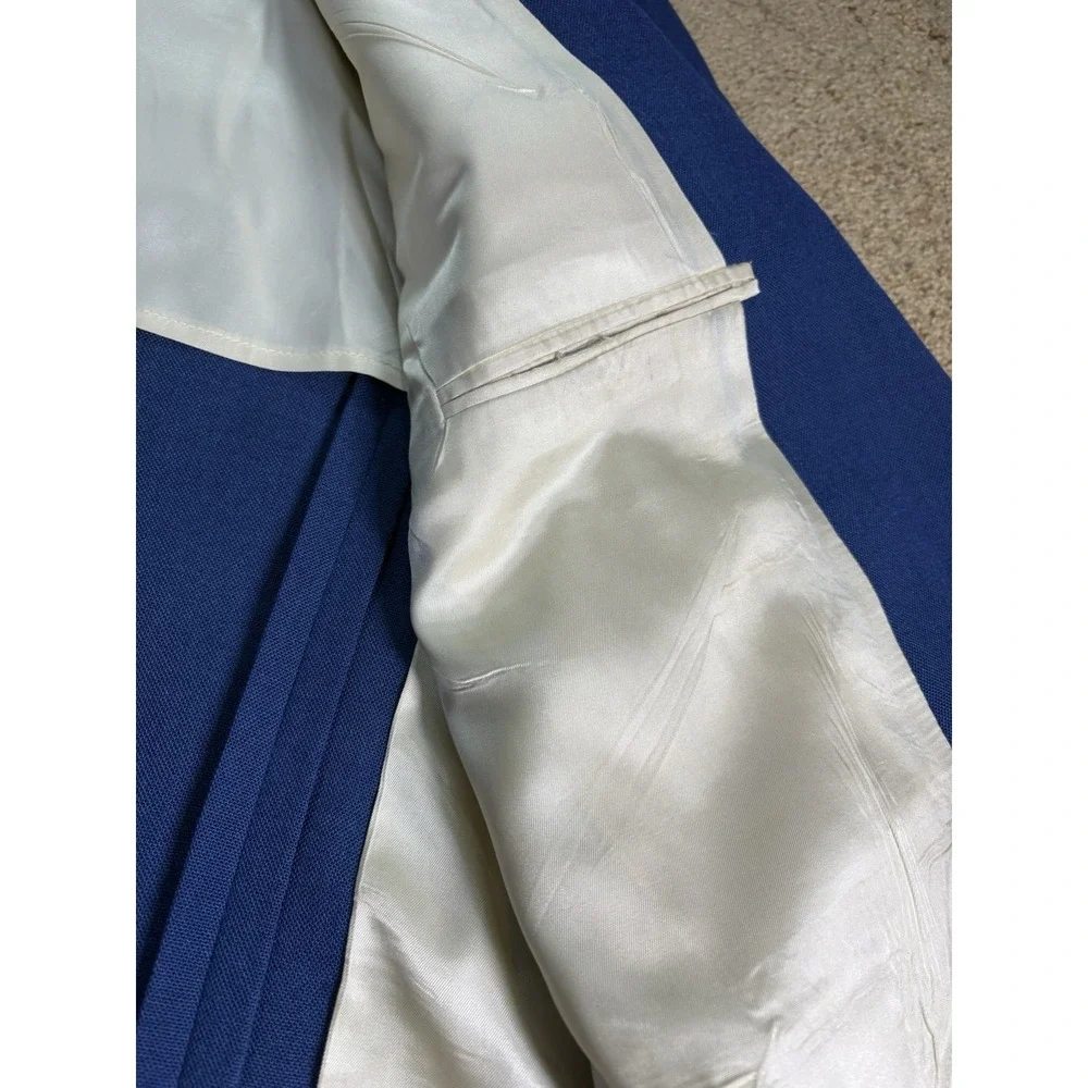 Palm‎ Beach x Eagleton's Vintage Summer Blazer Men's 32L Cotton/Linen Blue USA